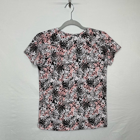 Lulu Pink Cheetah Print Top Size M - Picture 3 of 3